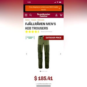 Fjallraven Keb Trouser Pants